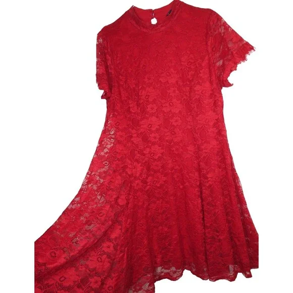 torrid | Dresses | Torrid Womens Red Lace Mock Neck Skater Dress Size Large2 | Poshmark torrid | Dresses | Torrid Womens Red Lace Mock Neck Skater Dress Size Large2 | Poshmark